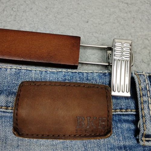 BKE Jeans Mens 36x32 Blue Tyler Straight Mid Rise Medium Wash Stretch Denim - Picture 6 of 11