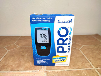 Embrace Pro Blood Glucose Meter Monitor Premium Select NIB SEALED