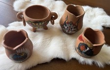 Rita Holmes Native Pottery Each Piece Signed From 1988 & 1999 ~ Lot Of 4 Pieces
