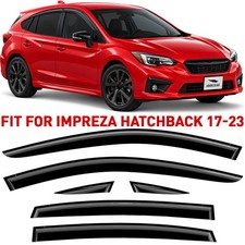 Side Window Deflectors Rain Guards for 2017-2023 Subaru Impreza Hatchback