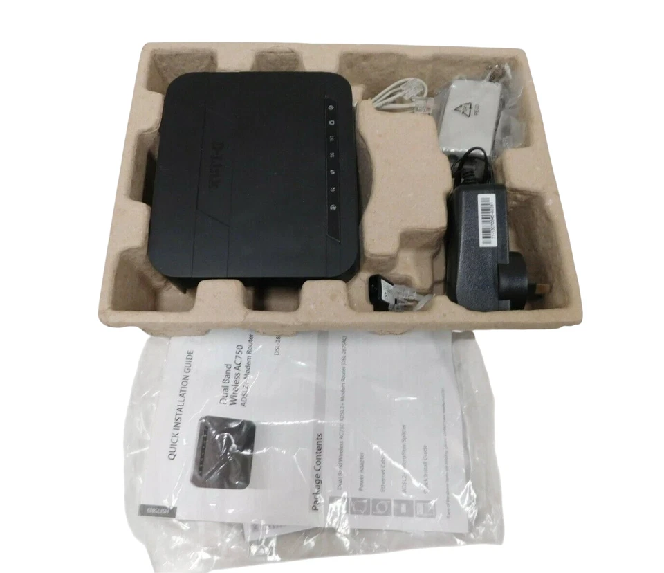 D-Link DSL-2875AL Dual Band Wireless AC750 ADSL2+ Modem Router - image 2 of 4