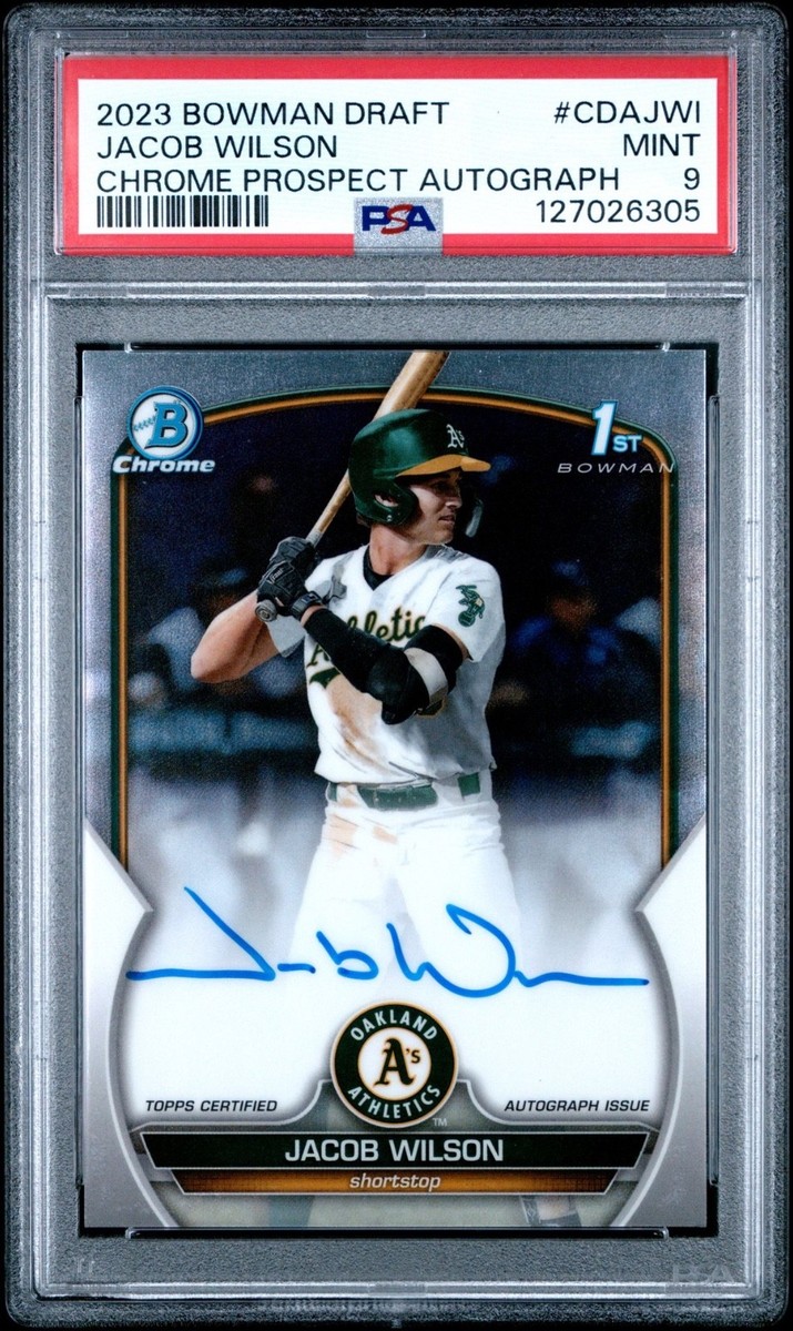 その他 JACOB WILSON AUTOGRAPH 2023 Bowman Draft - Chrome Prospect Autographs Jacob Wilson #CDA