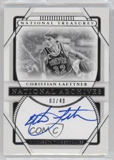 2020-21 Panini National Treasures Archives Ink 3/49 Christian Laettner Auto 1u6