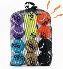 Squeaky Tennis Balls for Dogs - 12 Pack 2.0'' Durable Non-Toxic Interactive Dog