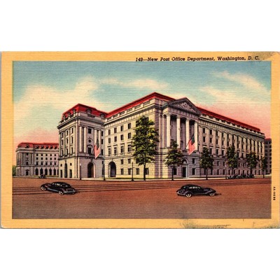 New Post Office Department Washington D.C. Postcard PC91