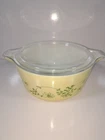 🔥Vintage PYREX #475-C Lid & Casserol Dish Lid 2.5L 475-B Yellow Green Florals