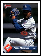 Pedro Martinez 1993 Donruss #326 Dodgers MLB READ FREE SHIPPING AutographDen