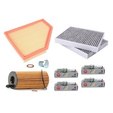 ALL FILTERS & NGK SPARK PLUGS SERVICE KIT PACK FOR BMW 530e MSPORT 2.0 G30 16-23