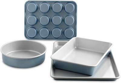 Brilliant  Colorful 4-Pc Baking Set, Nonstick Made without PFAS or PTFE for Safe