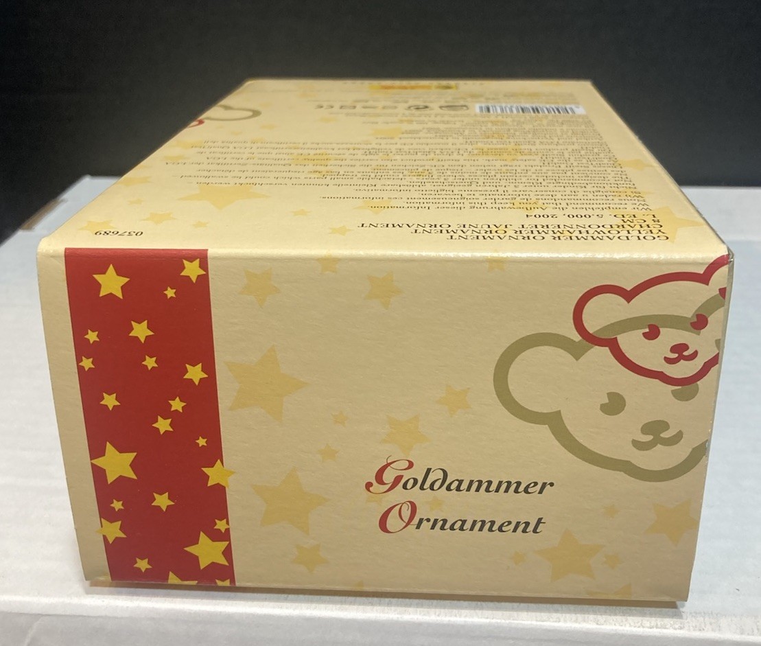 Vintage 2004 Steiff Mohair Yellowhammer Ornament Limited Edition #388/5000