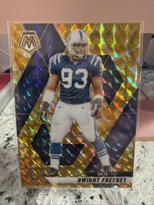 2025 Panini Mosaic Football - Dwight Freeney #185 Yellow Reactive Prizm