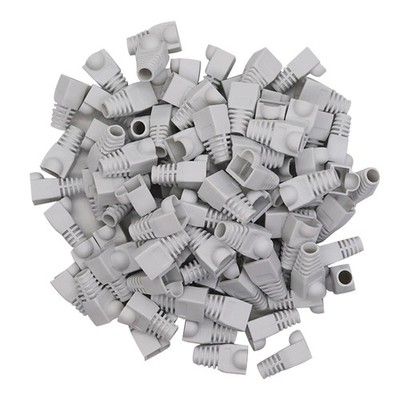 RJ45 Strain Relief Boots Network Wire, 100 PCS CAT5, CAT5E, CAT6, CAT6A Plast...