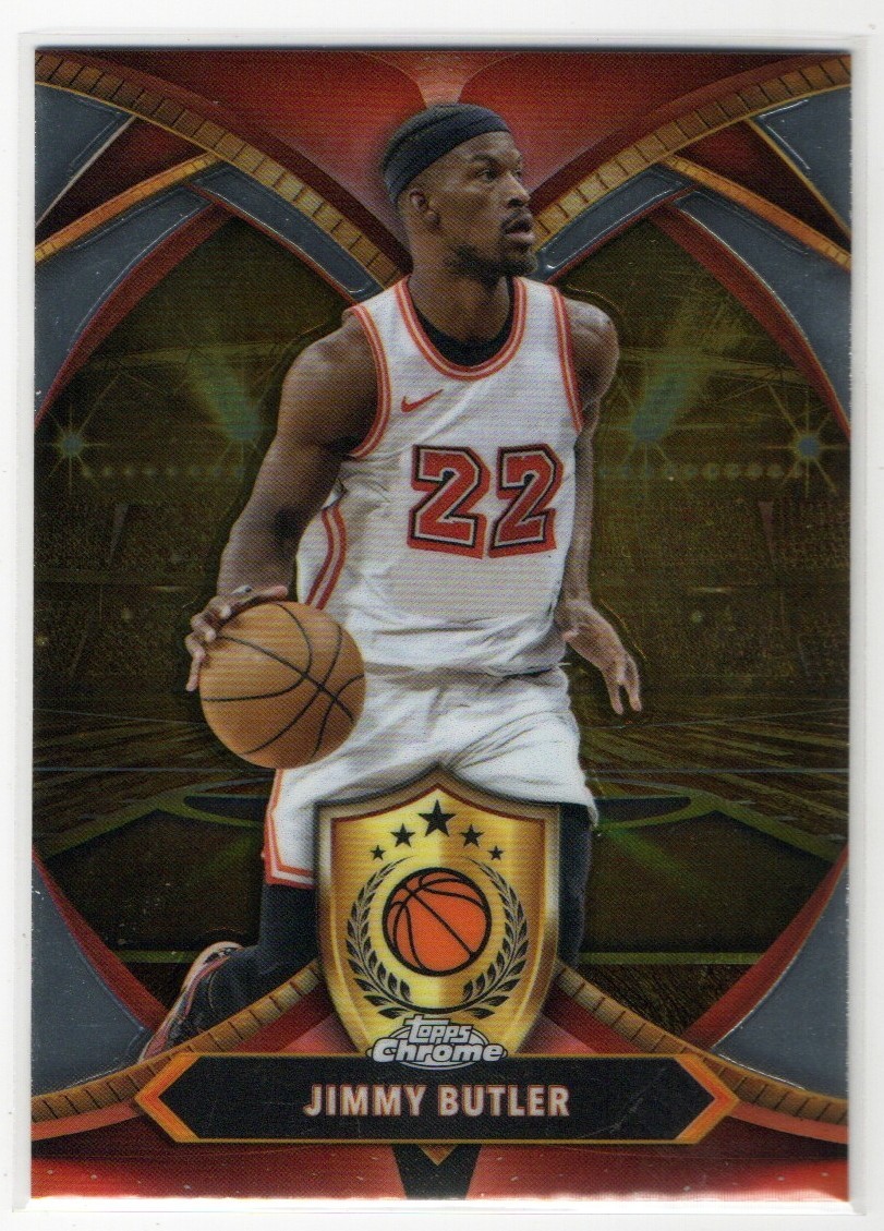 Jimmy Butler #BOD-15 Basketball Cards 2024 Topps Chrome Ball of Duty trading card — raw and PSA graded price guide