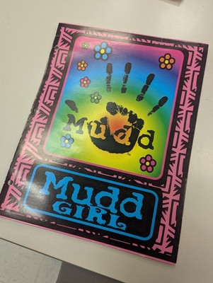 Rate H2f Vintage Y2k Mudd Girl Rainbow Handprint School Folder