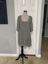 American Eagle Outfitters Medium women daisy floral tie-back babydoll dress