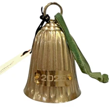 Christmas Bell Ornament Gold Brass Hearth & Hand NWT Holiday Gift Idea 2025