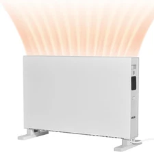 Convection Panel Heater, 1500W Electric Panel Space Heater with Remote & Touch C