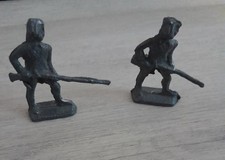 Lot of 2 1950's Unbranded American Revolution Lead Toy Soldiers
