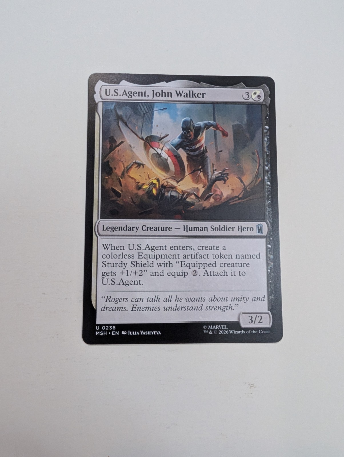 MTG - U.S. Agent, John Walker - Marvel Super Heroes NM/M Condition