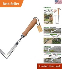 Versatile 13” Manual Weeder with Beech Handle - Perfect for Tight Spaces