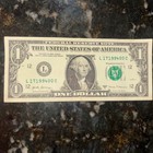 Birthday, Anniversary, Note 1/7/1994 One Dollar Fancy Serial Number L 17199400 — photo 1