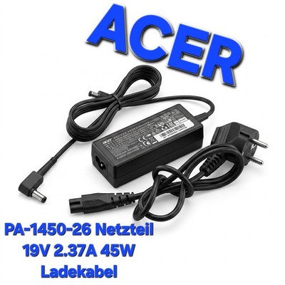 Ladekabel Netzteil für Acer W045R033L-AC01 PA-1450-26AC Laptop 19V