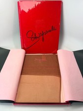 VTG Schiaparelli Nylon Stockings 3 Pair 783 Superior w/Seams Ginger Peachy 10.5