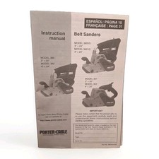 Porter Cable Belt Sanders 360 362 360vs 362vs...