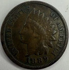 1889 Indian Head Cent Exact Coin Imaged #IND1128