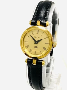 Gucci 2040L Analogique Quartz Femme Bon État ! Batterie et courroie neuve remplacée Wo