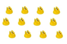 Pack of 12 - TeeJet Flat Spray Tips 80° Polymer w/ SS Insert 0.20 GPM @ 40 PSI