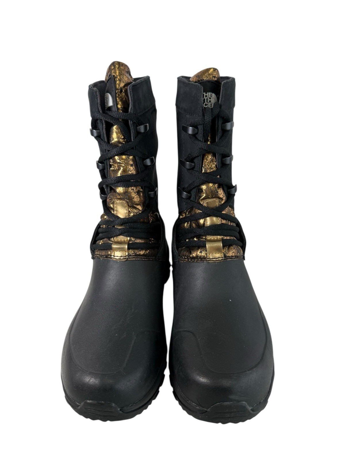 The North Face Yukiona Mid Boots in black with gold detailing Women’s Size 7 thumbnail 5