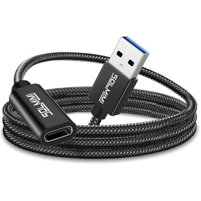USB A auf USB C Adapter 1,2m - Hochgeschwindigkeit 5 GBit/s für Smartphones