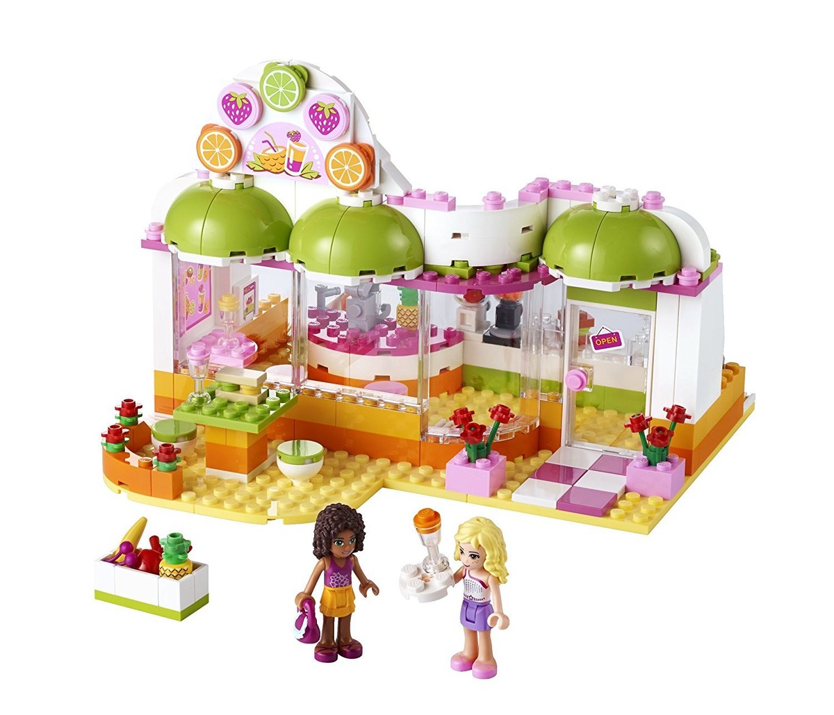 Lego Friends 41035 HEARTLAKEJUICE BAR Andrea and Naya Blender NISB