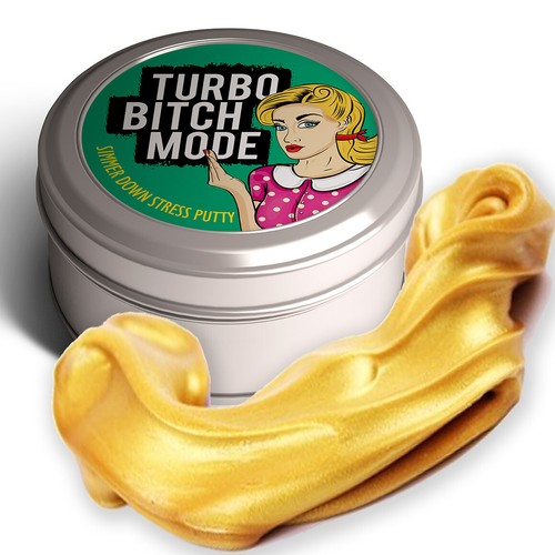 Turbo Bitch Mode Putty - Stressabbau Kitt - Lustiges Gag Geschenk für Frauen - Süß - Bild 2 von 6
