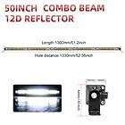 Barra de luz LED de 50" para techo superior Kawasaki mule 600 UTV y cápsulas de cubo de 4" + kit de cables Foto 2 de 4