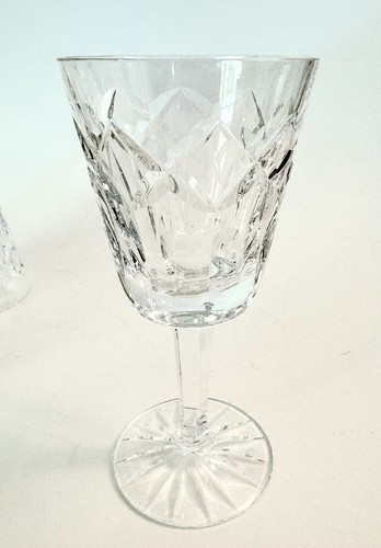 "Copa de vino tinto Waterford Crystal Patrick Claret cortes cruzados vintage 5,5"" B72" - Imagen 2 de 7