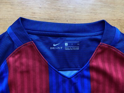 BARCELONA 2016 2017 HOME SHIRT JERSEY NIKE 776850-481 sz S MEN | eBay