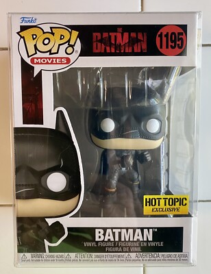 FUNKO POP! MOVIES #1195 THE BATMAN Vinyl Movie Figure 2021 Hot Topic Exclusive