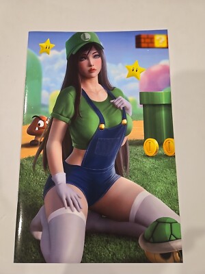 Dane Jo Art Exclusive Luigi Mario Bros Homage Comics Get It Collectibles 
