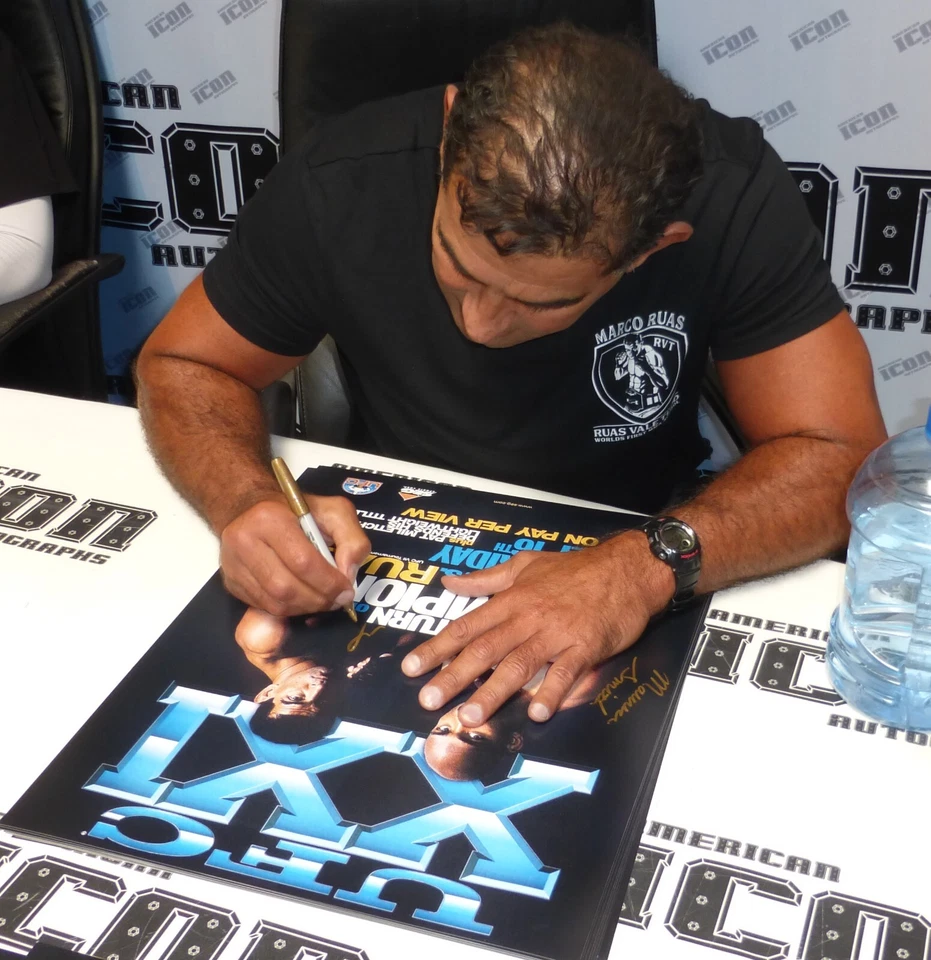 Pat Miletich Maurice Smith & Marco Ruas Signed UFC 21 Poster 16x20 Photo BAS COA - Image 4 of 4