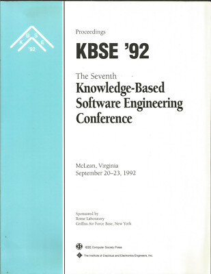 The Seventh Knowledge-based Software Engineering Conference : Proceedings : ....
