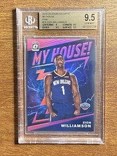 2019-20 Donruss Optic Zion Williamson PINK My House 09/25 BGS 9.5 GEM MINT SSP