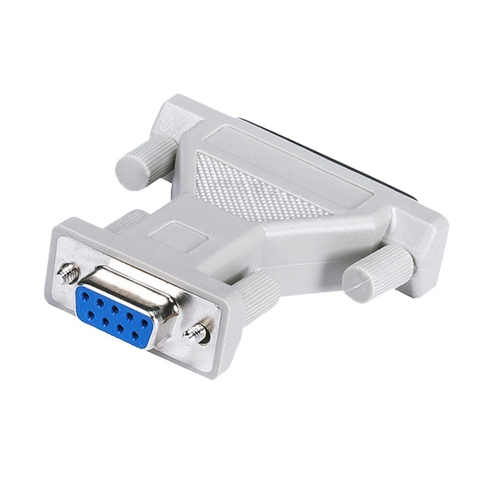 2x DB9 9 Pin Female to DB25 25 Pin Male Serial to Parallel Adapter Converter - Image 3 of 3