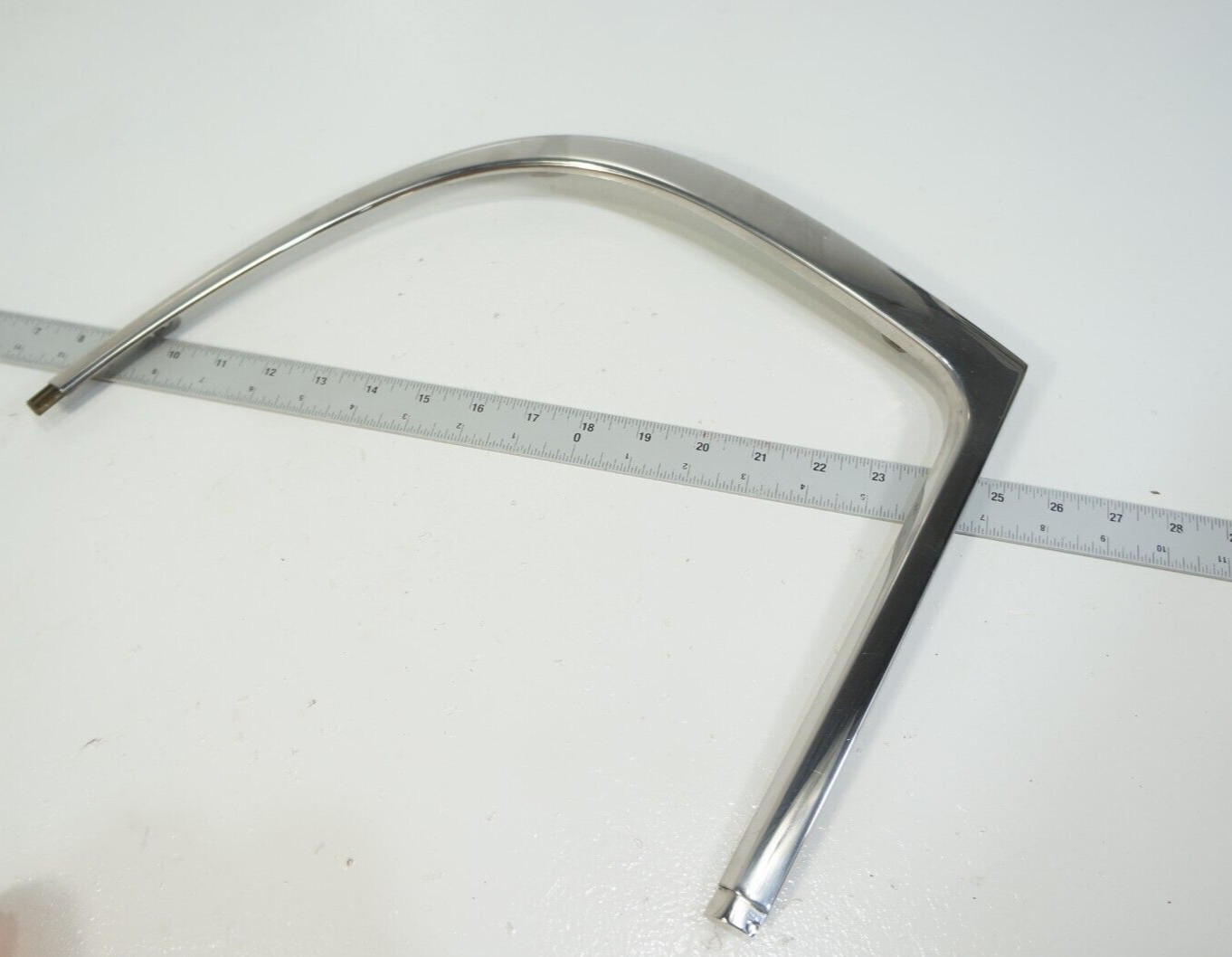 2006-2012 Bentley Flying Spur REAR Driver Left Side Door Glass Chrome Trim