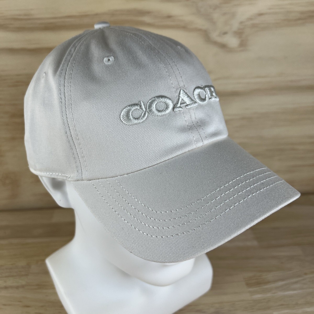 Coach Chalk Embroidered Baseball Hat XS/S Coach Chalk Embroidered Adjustable Baseball Cap Hat One Size  main image 4