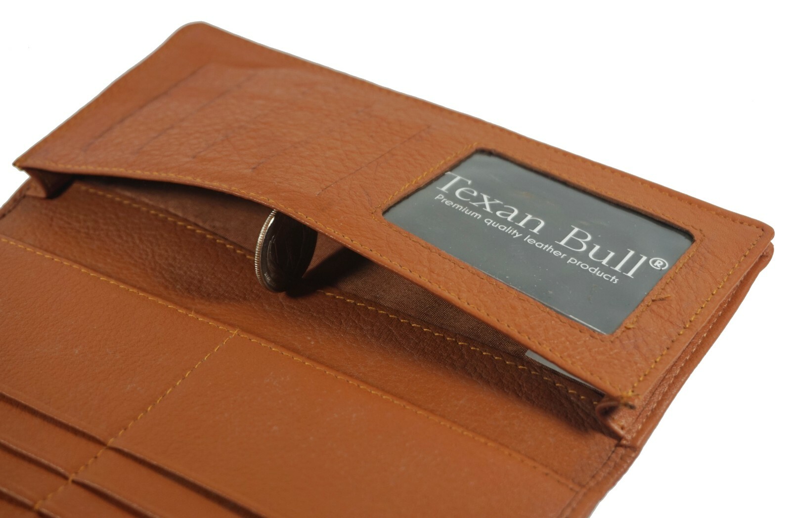 Texan Bull RFID Trifold Wallet for Women 7’’ x 4’’ Leather Small