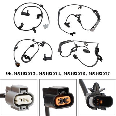 4X Front Rear Left Right ABS Speed Sensor für Mitsubishi L200 2.5DID B40