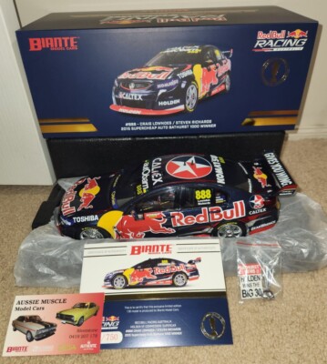 1:18 Biante Holden VF Commodore #888 Red Bull Craig Lowndes 2015 Bathurst winner