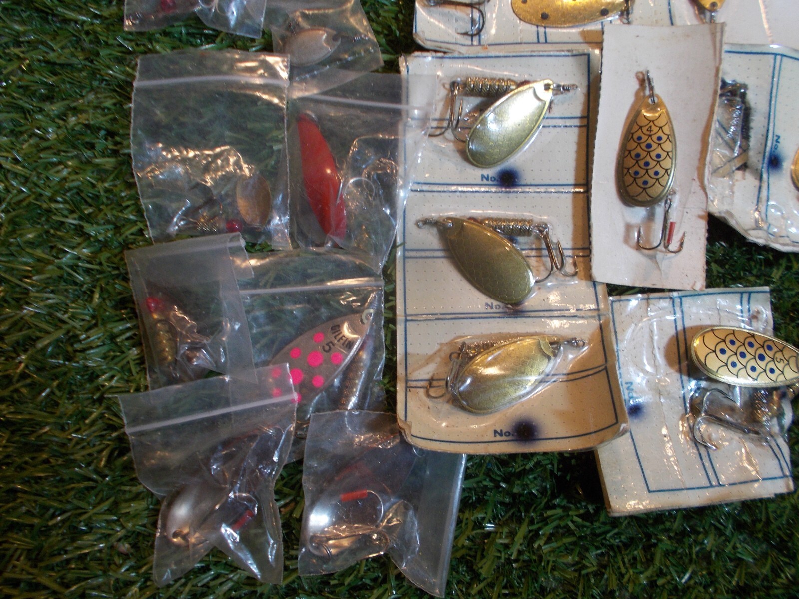 Vintage fishing spinner and spoons lures job lot FISHING SET UP eBay